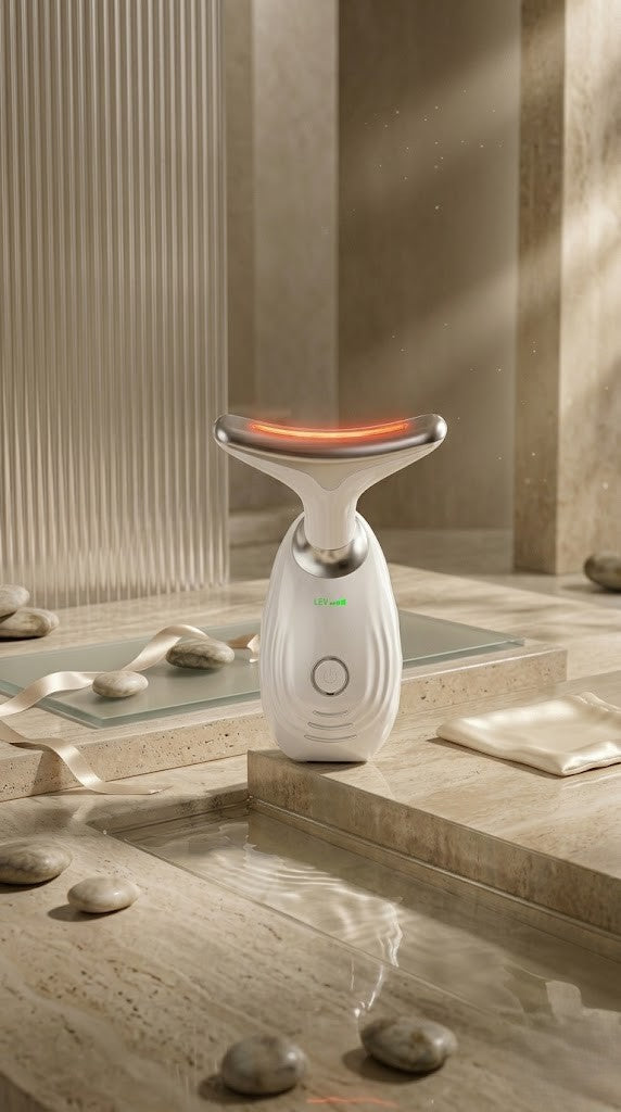 Masajeador Facial y de Cuello LED