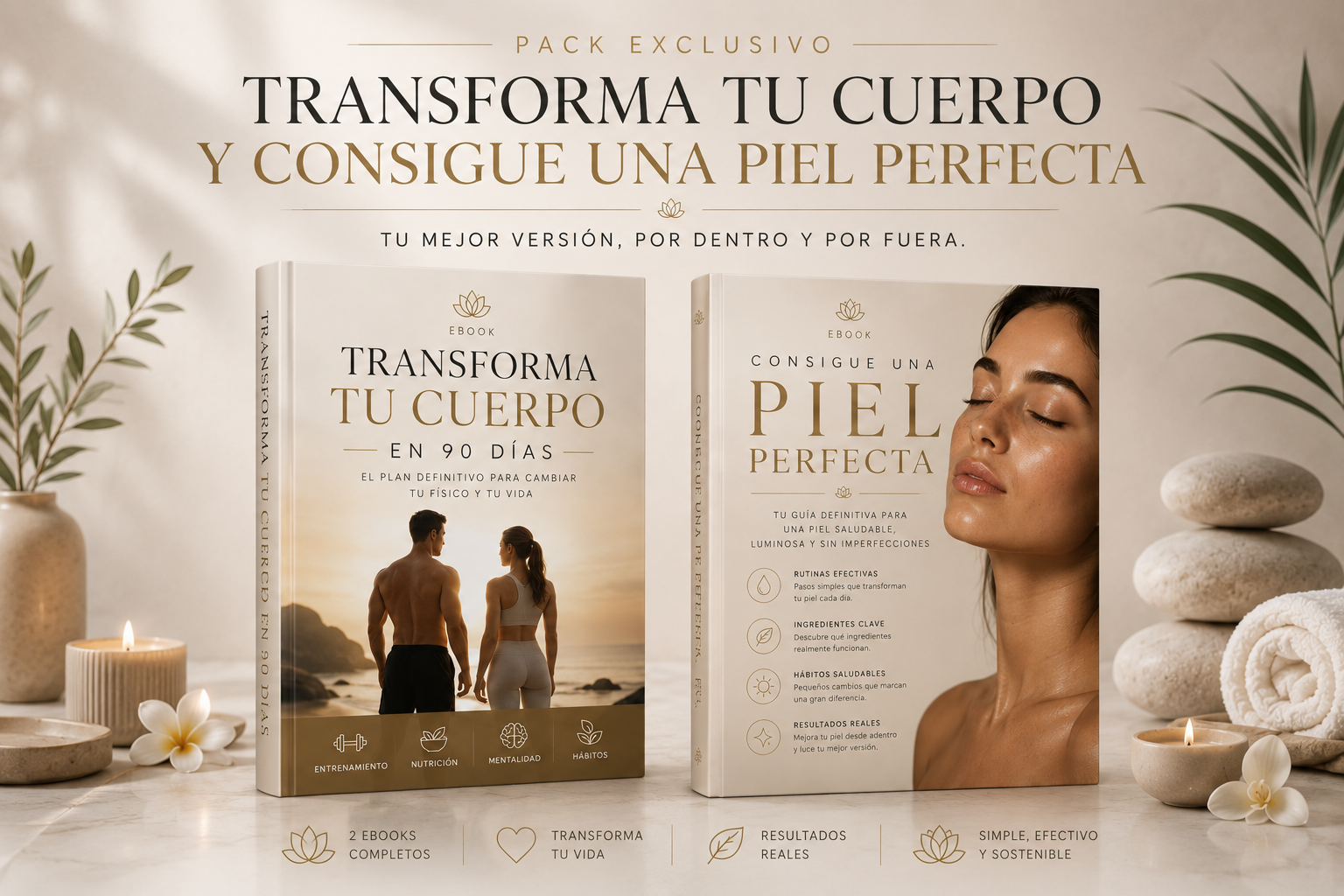 Pack de 2 Ebooks para alcanzar tu mejor versión