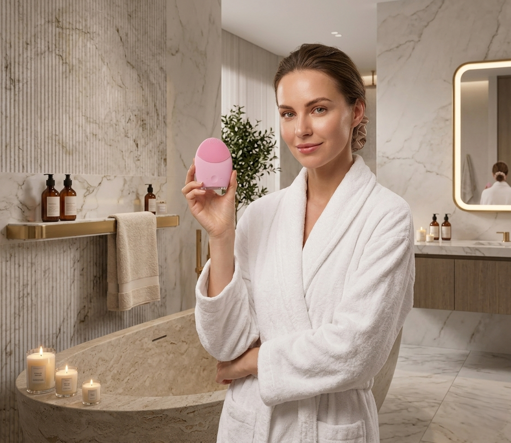 Cepillo exfoliante facial